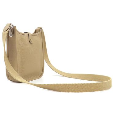 エルメス HERMES エヴリンTPM 16 ロング プシエール トリヨンクレマンス ショルダーバッグ シルバー金具 新品 未使用 ベージュ 2025年製
