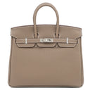 エルメス HERMES バーキン 25 エトゥープ トゴ ハンドバッグ シルバー金具 新品 未使用 グレージュ 2026年製