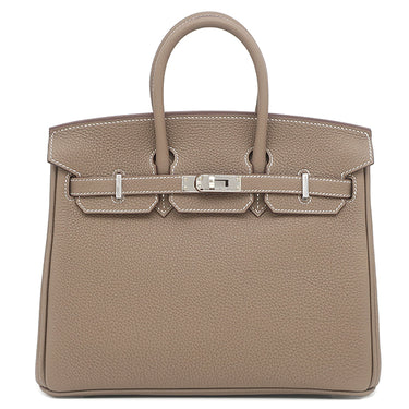 エルメス HERMES バーキン 25 エトゥープ トゴ ハンドバッグ シルバー金具 新品 未使用 グレージュ 2026年製