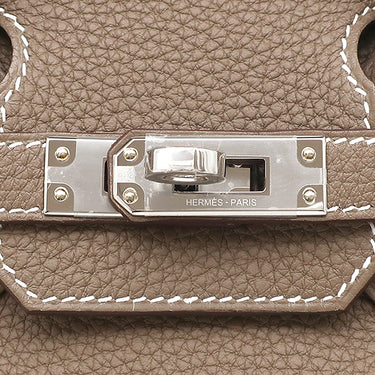 エルメス HERMES バーキン 25 エトゥープ トゴ ハンドバッグ シルバー金具 新品 未使用 グレージュ 2026年製