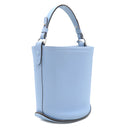 デルヴォー DELVAUX パン ミニ バケットバッグ AA0607AQY045HPA アジュール レザー トリヨンソフトレザー ハンドバッグ シルバー金具 青
