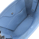 デルヴォー DELVAUX パン ミニ バケットバッグ AA0607AQY045HPA アジュール レザー トリヨンソフトレザー ハンドバッグ シルバー金具 青