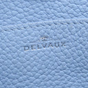 デルヴォー DELVAUX パン ミニ バケットバッグ AA0607AQY045HPA アジュール レザー トリヨンソフトレザー ハンドバッグ シルバー金具 青