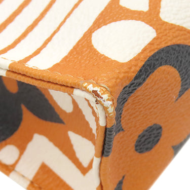 ルイヴィトン LOUIS VUITTON ポッシュ トワレット 26 M45477 クレームカラメル モノグラムキャンバス LVクラフィティキャンバス ポーチ ゴールド金具