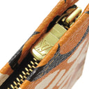 ルイヴィトン LOUIS VUITTON ポッシュ トワレット 26 M45477 クレームカラメル モノグラムキャンバス LVクラフィティキャンバス ポーチ ゴールド金具