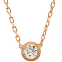 カルティエ Cartier ダムール LM ピンクゴールド K18PG ダイヤモンド ネックレス ダイヤモンド 18K 750 PG RG パヴェダイヤ