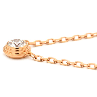 カルティエ Cartier ダムール LM ピンクゴールド K18PG ダイヤモンド ネックレス ダイヤモンド 18K 750 PG RG パヴェダイヤ