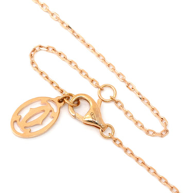 カルティエ Cartier ダムール LM ピンクゴールド K18PG ダイヤモンド ネックレス ダイヤモンド 18K 750 PG RG パヴェダイヤ