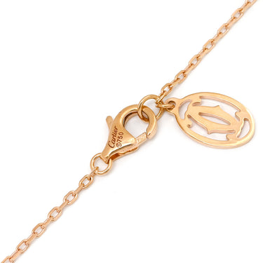 カルティエ Cartier ダムール LM ピンクゴールド K18PG ダイヤモンド ネックレス ダイヤモンド 18K 750 PG RG パヴェダイヤ
