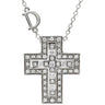 ダミアーニ DAMIANI ベルエポック XS 20083490 ホワイトゴールド K18WG ダイヤモンド ネックレス 750 18金 18K クロス 十字架 ダイヤモンド