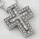 ダミアーニ DAMIANI ベルエポック XS 20083490 ホワイトゴールド K18WG ダイヤモンド ネックレス 750 18金 18K クロス 十字架 ダイヤモンド