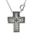 ダミアーニ DAMIANI ベルエポック XS 20083490 ホワイトゴールド K18WG ダイヤモンド ネックレス 750 18金 18K クロス 十字架 ダイヤモンド