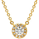 ティファニー Tiffany & Co ソレスト ダイヤ イエローゴールド K18YG ダイヤモンド ネックレス 18K 750 YG ブリリアントカット