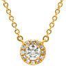 ティファニー Tiffany & Co ソレスト ダイヤ イエローゴールド K18YG ダイヤモンド ネックレス 18K 750 YG ブリリアントカット