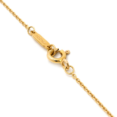 ティファニー Tiffany & Co ソレスト ダイヤ イエローゴールド K18YG ダイヤモンド ネックレス 18K 750 YG ブリリアントカット