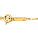 ティファニー Tiffany & Co ソレスト ダイヤ イエローゴールド K18YG ダイヤモンド ネックレス 18K 750 YG ブリリアントカット