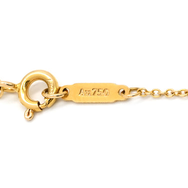 ティファニー Tiffany & Co ソレスト ダイヤ イエローゴールド K18YG ダイヤモンド ネックレス 18K 750 YG ブリリアントカット