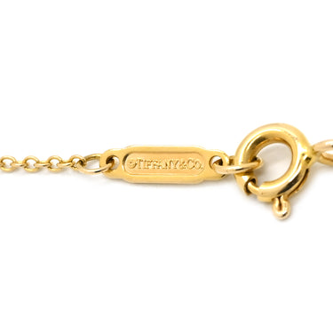 ティファニー Tiffany & Co ソレスト ダイヤ イエローゴールド K18YG ダイヤモンド ネックレス 18K 750 YG ブリリアントカット