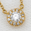 ティファニー Tiffany & Co ソレスト ダイヤ イエローゴールド K18YG ダイヤモンド ネックレス 18K 750 YG ブリリアントカット