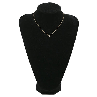 ティファニー Tiffany & Co ソレスト ダイヤ イエローゴールド K18YG ダイヤモンド ネックレス 18K 750 YG ブリリアントカット