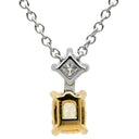 ティファニー Tiffany & Co ルシダ ダイヤモンド プラチナシルバー×イエローゴールド Pt950 K18YG ダイヤモンド ネックレス T＆Co. イエローダイヤ Pt950 18K YG