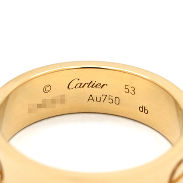 カルティエ Cartier ラブリング B4084600 イエローゴールド K18YG #53(JP13) リング 指輪 クラシックモデル LOVE Ring 750 18K YG 18金 13号