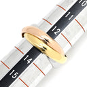 カルティエ Cartier トリニティクラシック ホワイトゴールド×イエローゴールド×ピンクゴールド K18WG K18YG K18PG #54(JP14) リング 指輪 3連 3カラー 3ゴールド18K 750 13号
