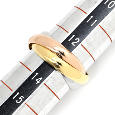 カルティエ Cartier トリニティクラシック ホワイトゴールド×イエローゴールド×ピンクゴールド K18WG K18YG K18PG #54(JP14) リング 指輪 3連 3カラー 3ゴールド18K 750 13号