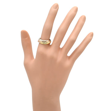 カルティエ Cartier トリニティクラシック ホワイトゴールド×イエローゴールド×ピンクゴールド K18WG K18YG K18PG #54(JP14) リング 指輪 3連 3カラー 3ゴールド18K 750 13号