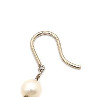 ティファニー Tiffany & Co パール フックピアス パールホワイト×シルバー シルバー925 パール ピアス T&Co. SV925 AG925 5連 5P ドロップ スウィング