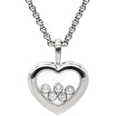 ショパール CHOPARD ハッピーダイヤモンド ハート ペンダント 79/4612-20 ホワイトゴールド K18WG ダイヤモンド ネックレス 5P ムービングダイヤ 750ＷG 18K