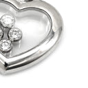ショパール CHOPARD ハッピーダイヤモンド ハート ペンダント 79/4612-20 ホワイトゴールド K18WG ダイヤモンド ネックレス 5P ムービングダイヤ 750ＷG 18K