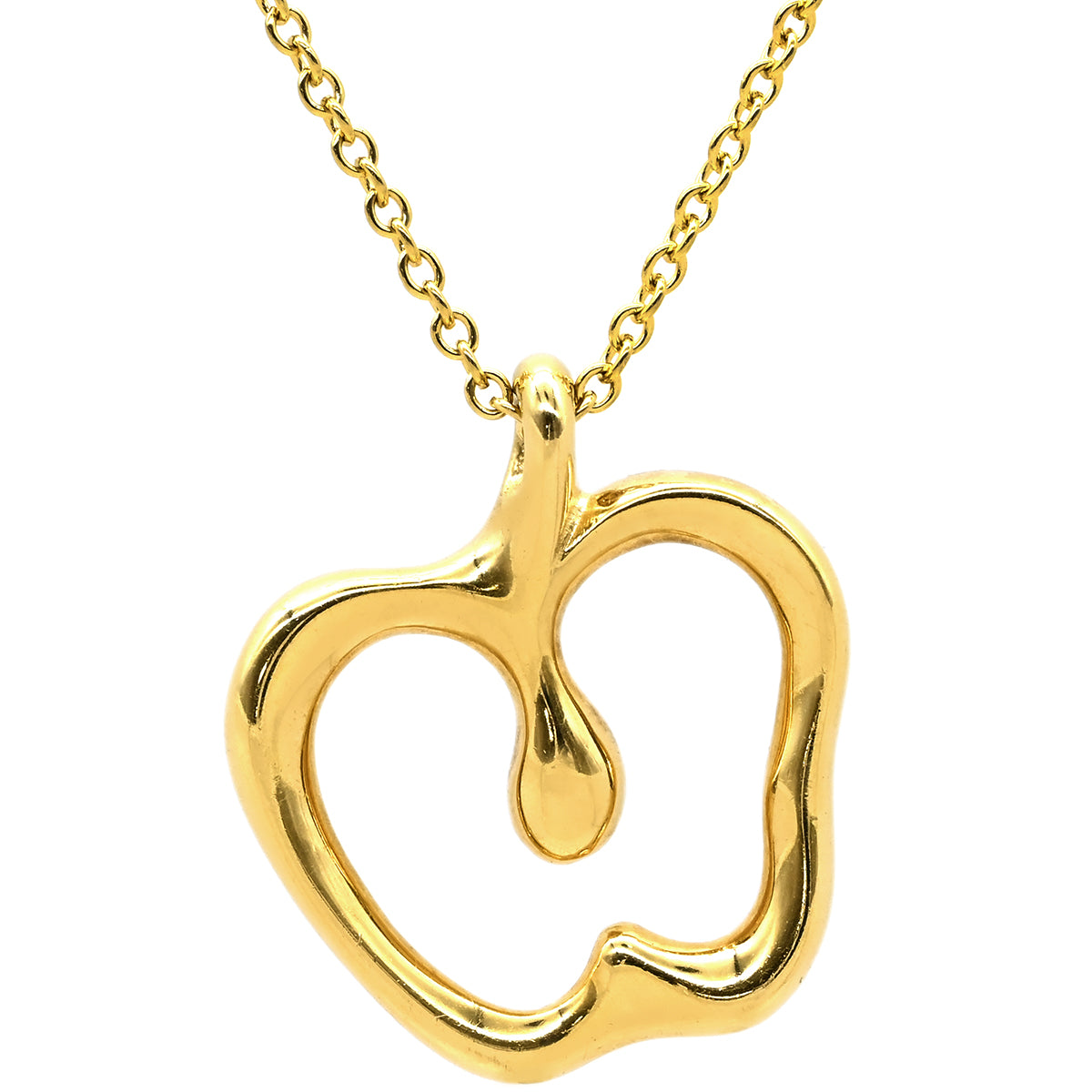 ティファニー Tiffany & Co アップル イエローゴールド ネックレス