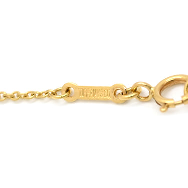 ティファニー Tiffany & Co アップル イエローゴールド K18YG ネックレス T＆Co. エルサペレッティ リンゴ Au750 YG