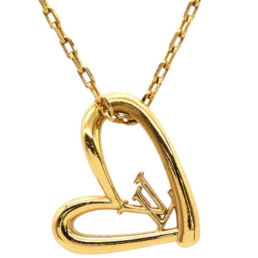 ルイヴィトン LOUIS VUITTON コリエ ハート フォーリンラブ M00465 ゴールド GP ネックレス ハートモチーフ LVサークル