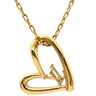 ルイヴィトン LOUIS VUITTON コリエ ハート フォーリンラブ M00465 ゴールド GP ネックレス ハートモチーフ LVサークル