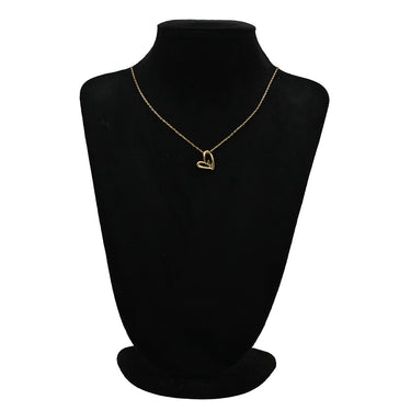 ルイヴィトン LOUIS VUITTON コリエ ハート フォーリンラブ M00465 ゴールド GP ネックレス ハートモチーフ LVサークル