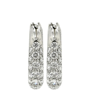 ギメル Gimel ダイヤ フックピアス プラチナシルバー Pt950 ダイヤモンド ピアス プラチナ950 パヴェダイヤ
