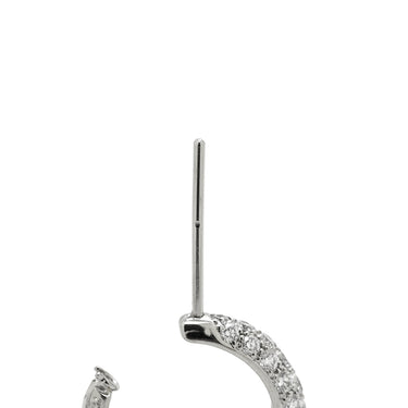 ギメル Gimel ダイヤ フックピアス プラチナシルバー Pt950 ダイヤモンド ピアス プラチナ950 パヴェダイヤ