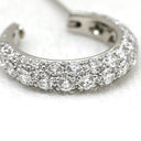 ギメル Gimel ダイヤ フックピアス プラチナシルバー Pt950 ダイヤモンド ピアス プラチナ950 パヴェダイヤ