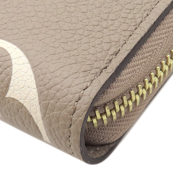★3日以内返品可★ 美品 LOUIS VUITTON ルイ・ヴィトン モノグラム アンプラント バイカラー ジッピー ウォレット トゥルトレール クレーム M69794 長財布 ベージュ クリーム カーフレザー レディース ルイヴィトン LOUIS VUITTON ジッピー ウォレット M69794 トゥル