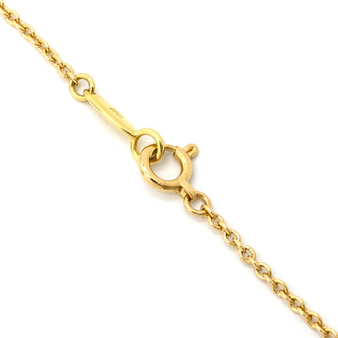 ギメル Gimel オーバルモチーフ ダイヤ ペンダント イエローゴールド K18YG ダイヤモンド ネックレス 18K 750 YG パヴェ