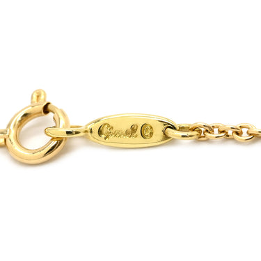 ギメル Gimel オーバルモチーフ ダイヤ ペンダント イエローゴールド K18YG ダイヤモンド ネックレス 18K 750 YG パヴェ