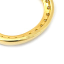 ギメル Gimel オーバルモチーフ ダイヤ ペンダント イエローゴールド K18YG ダイヤモンド ネックレス 18K 750 YG パヴェ