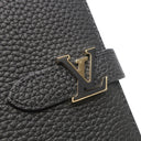 ルイヴィトン LOUIS VUITTON LV ヴェルティカル ウォレット M81330 ブラック グレインレザー 長財布 ゴールド金具 二つ折り