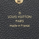 ルイヴィトン Louis Vuitton ポルトフォイユ サラ M82257 ノワール モノグラムアンプラント 長財布 ゴールド金具 エンヴェロップ型 フラップ