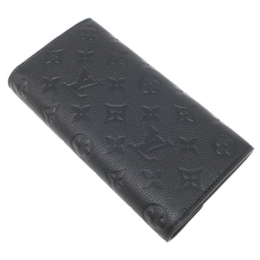 ルイヴィトン Louis Vuitton ポルトフォイユ サラ M82257 ノワール モノグラムアンプラント 長財布 ゴールド金具 エンヴェロップ型 フラップ