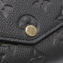 ルイヴィトン Louis Vuitton ポルトフォイユ サラ M82257 ノワール モノグラムアンプラント 長財布 ゴールド金具 エンヴェロップ型 フラップ