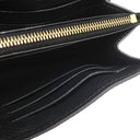 ルイヴィトン Louis Vuitton ポルトフォイユ サラ M82257 ノワール モノグラムアンプラント 長財布 ゴールド金具 エンヴェロップ型 フラップ