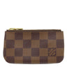 ルイヴィトン LOUIS VUITTON ポシェット クレ N62658 ダミエエベヌ ダミエキャンバス コインケース ゴールド金具 茶 小銭入れ キーチェーン付き